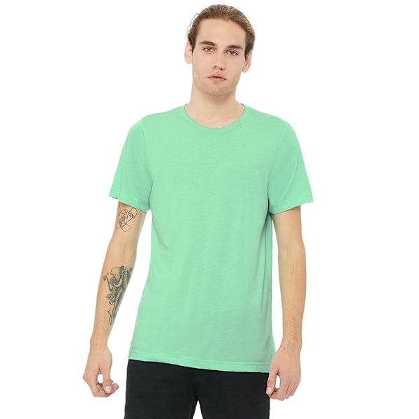 Canvas Herr Triblend Crew Neck Plain Kortärmad T-shirt XS Sea Green Triblend Sea Green Triblend XS