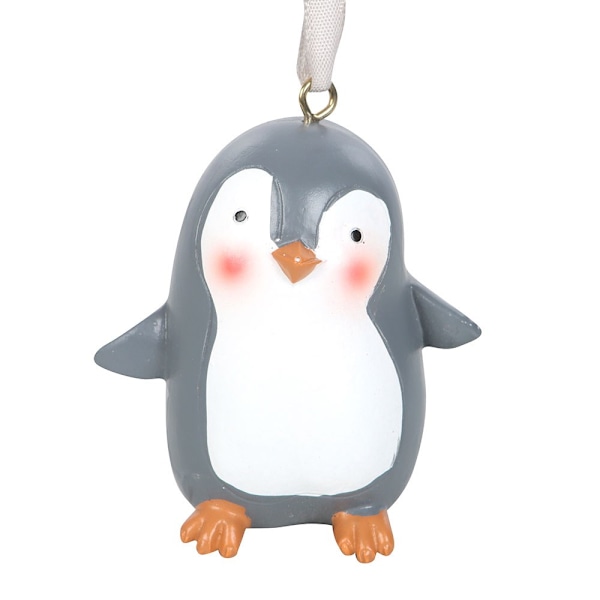 Something Different Pingvin Hängande Ornament Storlek One White/Grey White/Grey One Size