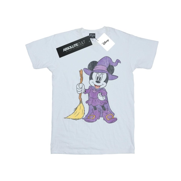 Disney Boys Minnie Mouse Witch Costume T-shirt 7-8 år Vit White 7-8 Years