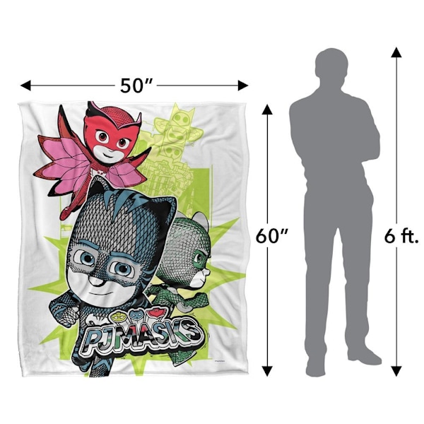 PJ Masks Grupp Pose Filt One Size Vit White One Size