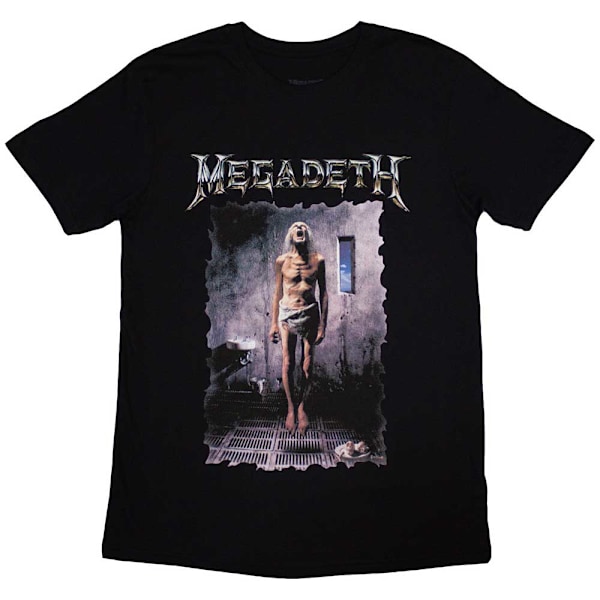 Megadeth Unisex Vuxen Countdown Ryggtryck T-shirt XXL Svart Black XXL