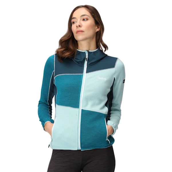 Regatta Dam/Kvinnor Walbury VI Marl Full Zip Fleecejacka 12 Sea Haze/Reflecting Lake 12 UK