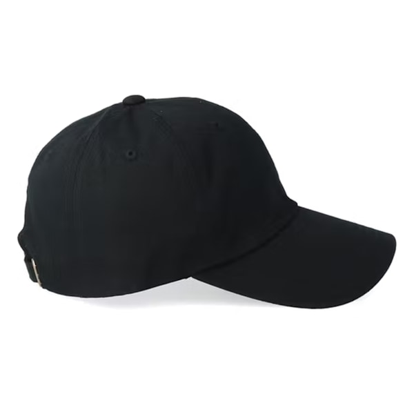 Yupoong Flexfit 6-panel Baseball Cap Med Spänne En Storlek Svart Black One Size