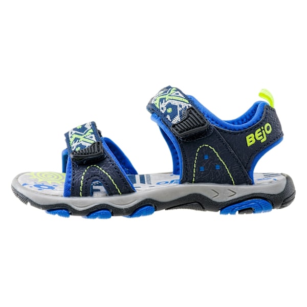 Bejo Barn/Kids Elsi Lädersandaler 7.5 UK Barn Navy/Lake Navy/Lake Blue/Lime 7.5 UK Child