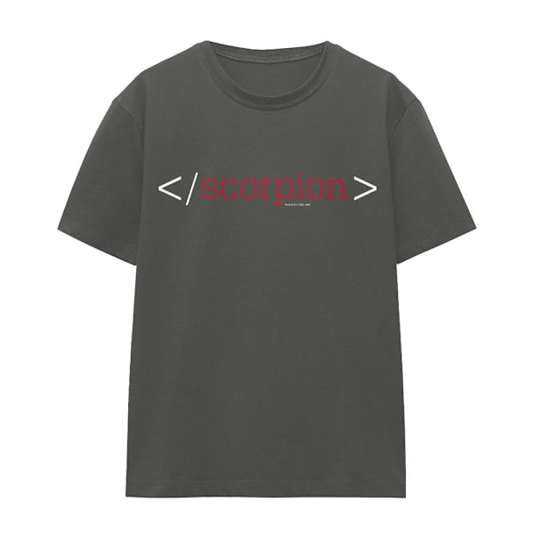 Scorpion Unisex Vuxen Logotyp T-Shirt L Kolgrå Charcoal L