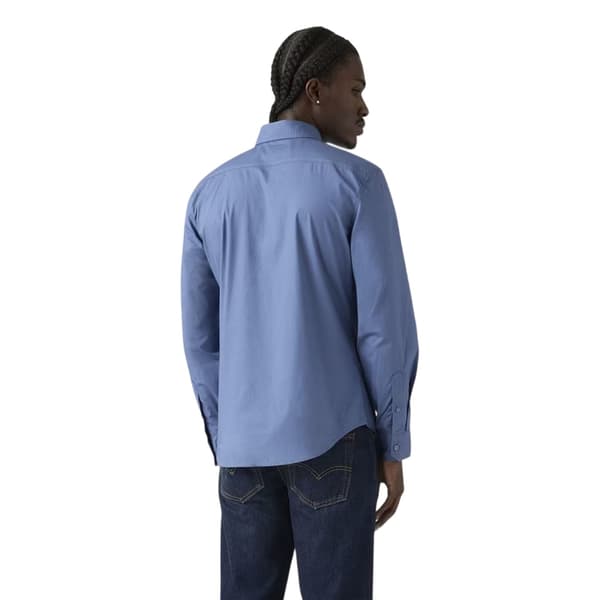 Levis Herr Enfärgad Slim Skjorta XL Blå Blue XL