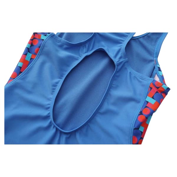 Slazenger Flickor Baddräkt 7-8 År Blå Blue 7-8 Years