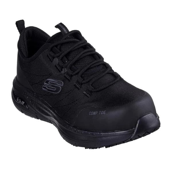 Skechers Dam/Dam SR Ebinal Arch Fit Säkerhetsskor 3 UK Black 3 UK