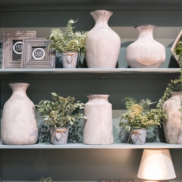 Hill Interiors Bloomville Stone Urn Vas En Storlek Sten Stone One Size
