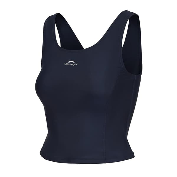 Slazenger Tankini-set för dam 10 UK Marinblå Navy 10 UK