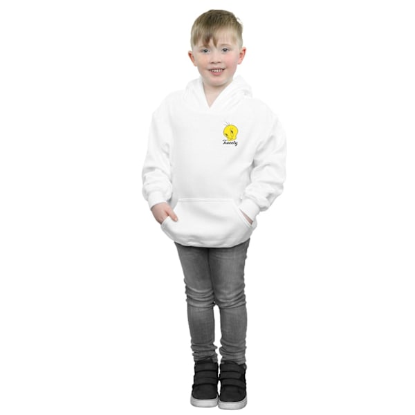 Looney Tunes Boys Tweety Pie Head Hoodie 12-13 år Vit White 12-13 Years