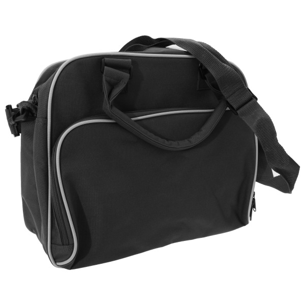 Bagbase Compact Junior Dance Messenger Bag (15 liter) One Size Black/White One Size