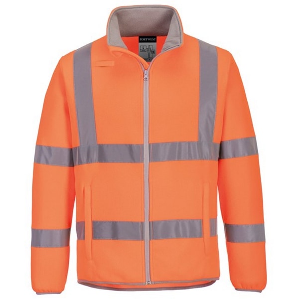 Portwest Unisex Adult Eco Friendly Hi-Vis Fleece Jacket XL Oran Orange XL