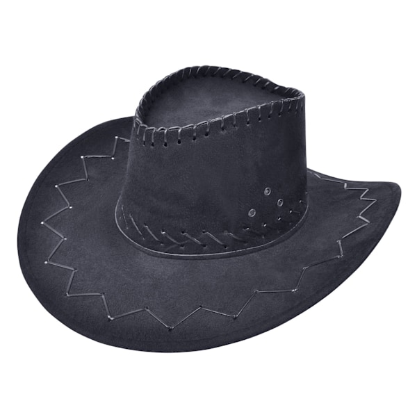 Bristol Novelty Unisex Vuxna Sydd Cowboyhatt En Storlek Svart Black One Size