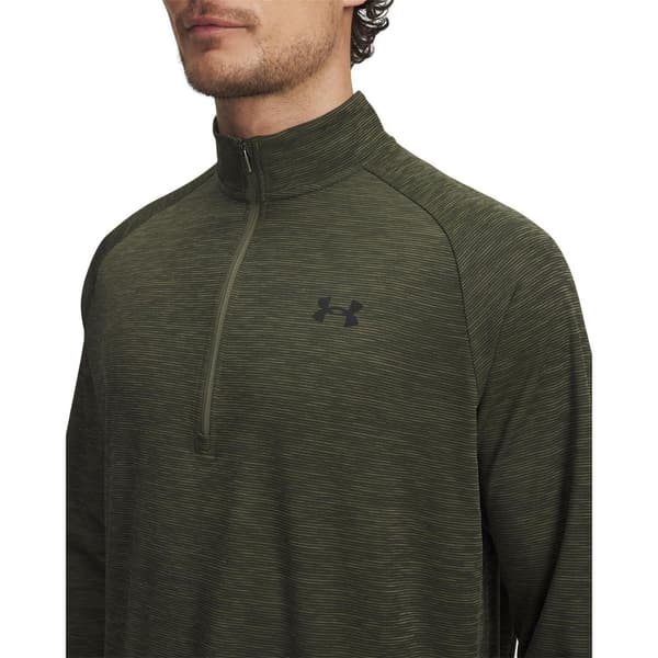 Under Armour Tech Textured Half Zip Tröja för män XS Grön Green XS