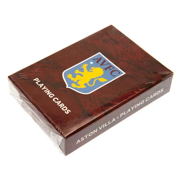 Aston Villa FC Spelkortlek En Storlek Claret Röd/Vit Claret Red/White One Size