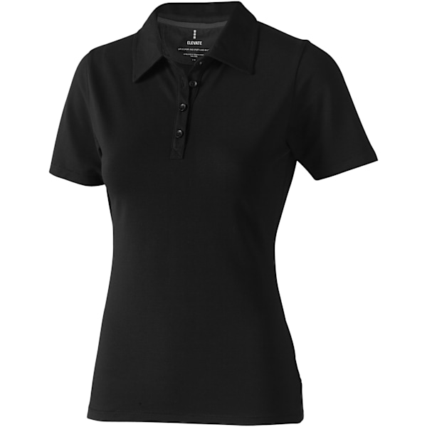 Elevate Markham Kortärmad Dampolo XS Solid Black Solid Black XS
