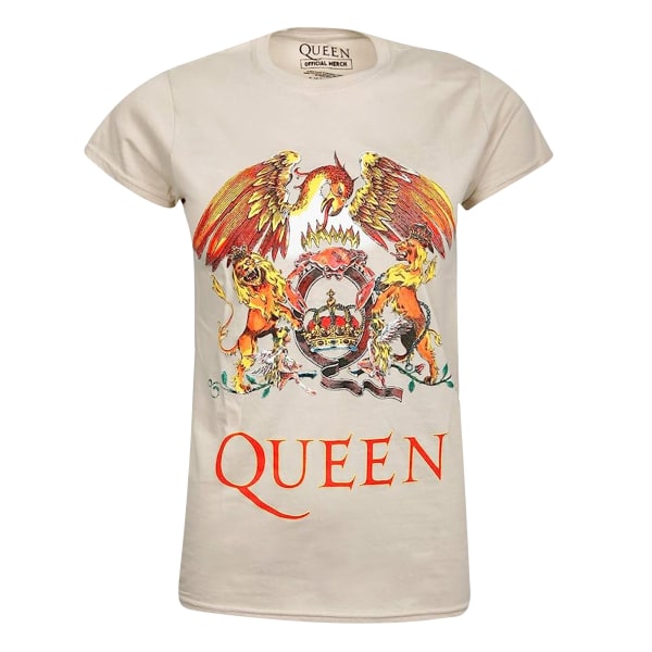 Queen Dam/Ladies Classic Crest T-Shirt XXL Sand Sand XXL