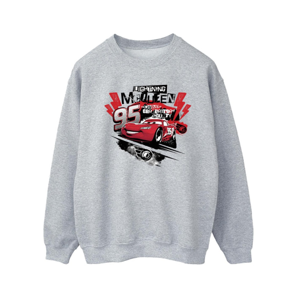 Disney Herrbilar Lightning McQueen Collage Sweatshirt XL Sports Sports Grey XL
