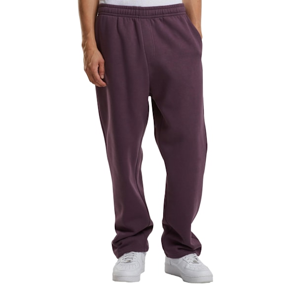 Build Your Brand Unisex Vuxen Fluffiga Joggingbyxor 4XL Plommon P Plum Purple 4XL