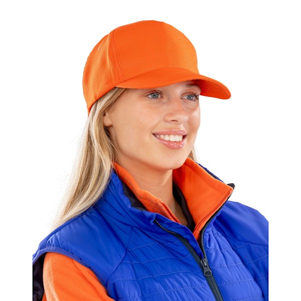 Result Äkta Återvunnen Kepsen En Storlek Orange Orange One Size