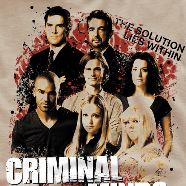 Criminal Minds Herr Solution Lies Within T-Shirt M Sand Sand M