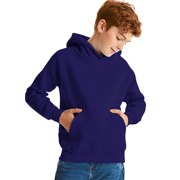 Jerzees Schoolgear Barn Hoodie för barn 11-12 Lila Purple 11-12