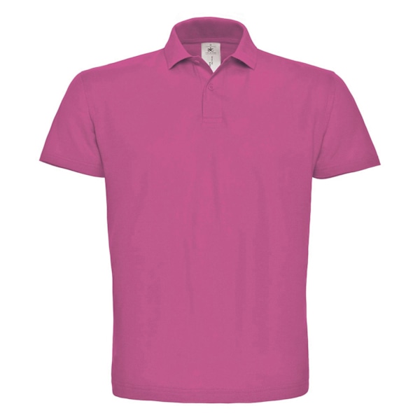B&C Herr ID.001 Bomullspikétröja XXL Fuchsia Fuchsia XXL