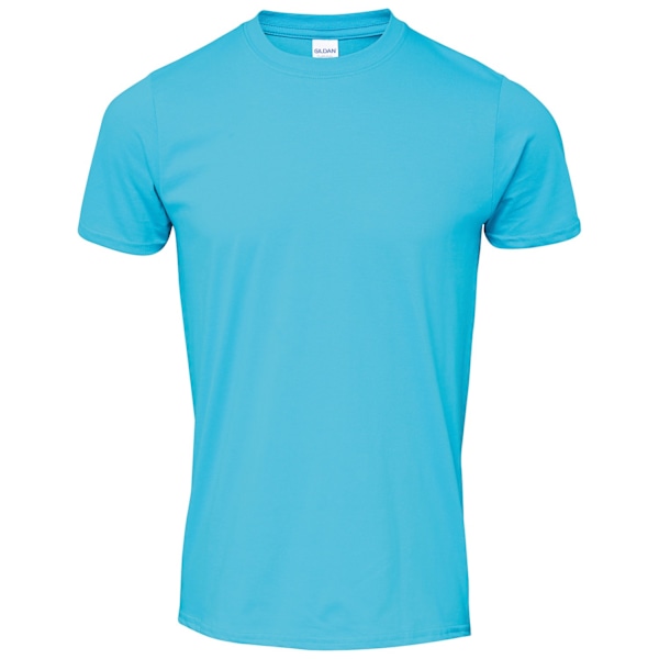 Gildan SoftStyle Ringspun T-shirt 3XL Tropisk Blå Tropical Blue 3XL