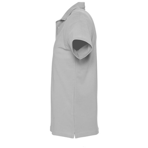 SOLS Herr Spring II Kortärmad Tungvikts Poloskjorta 4XL Grå Grey Marl 4XL