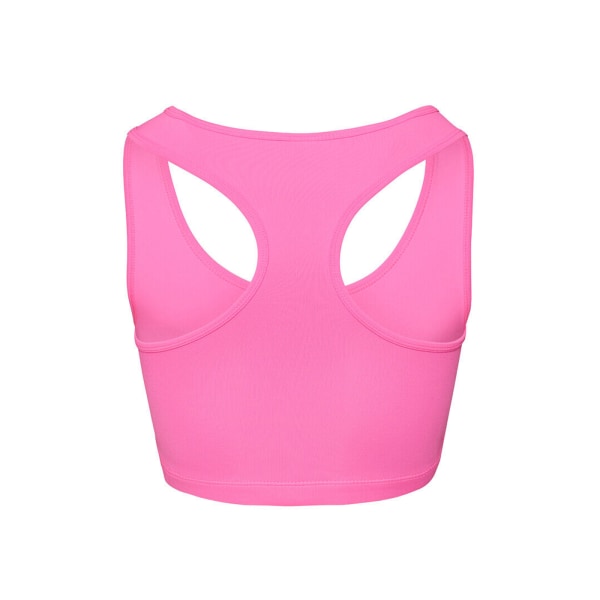 AWDis Cool Dam/Dam Girlie Cool Sports Crop Top 12 UK Elec Electric Pink 12 UK