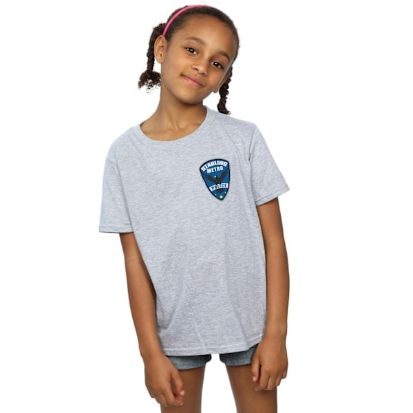 DC Comics Girls Arrow Starling Metro Badge Bomull T-shirt 7-8 år Sports Grey 7-8 Years