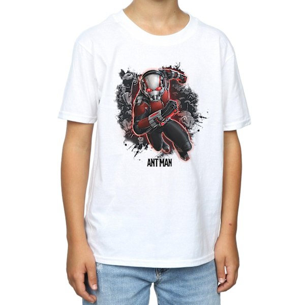 Marvel Boys Ant-Man Ants Running T-Shirt 9-11 år Vit White 9-11 Years