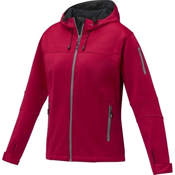 Elevate Womens/Ladies Match Soft Shell Jacket M Röd Red M