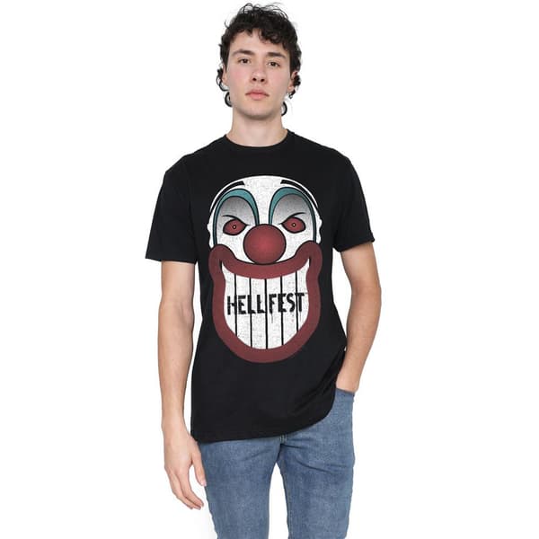 Hell Fest Herr Facade T-Shirt 5XL Svart Black 5XL