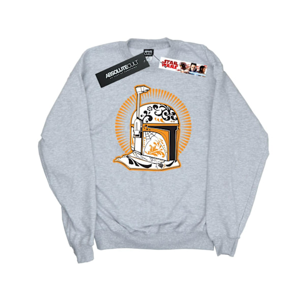 Star Wars Herr Boba Fett Dia De Los Muertos Sweatshirt S Sports Sports Grey S