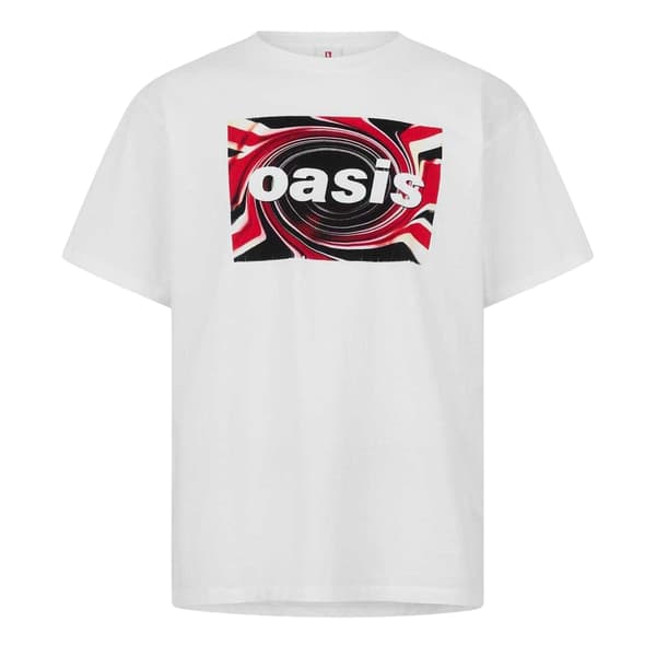 Oasis Herr Logotyp Bomulls T-shirt XL Vit White XL