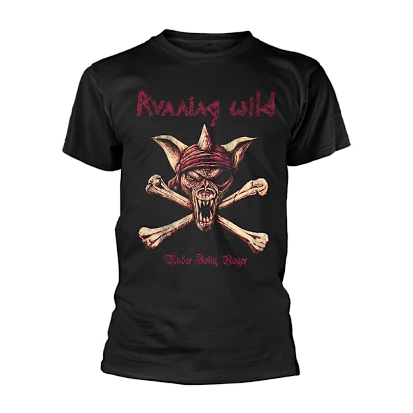 Running Wild Unisex Vuxen Under Jolly Roger Skalle Och Korsben Black XXL