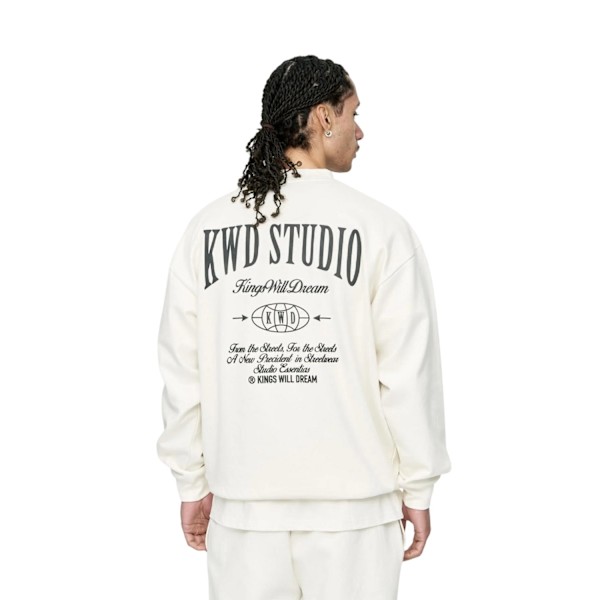 Kings Will Dream Herr Studio Studios Crew Neck Sweatshirt L Vit White L