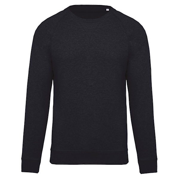 Kariban Herr Ekologisk Bomull Crew Neck Raglan Sweatshirt S Fransk French Navy Heather S
