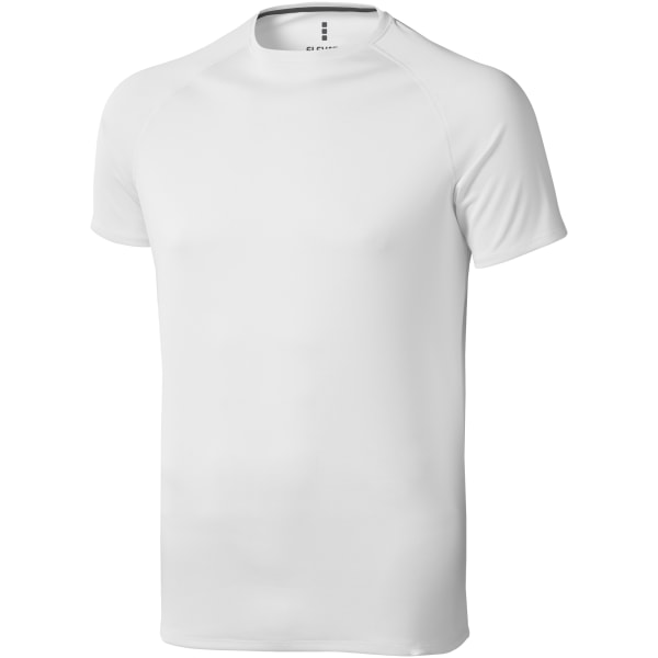 Elevate Mens Niagara kortärmad T-shirt XXL Vit White XXL