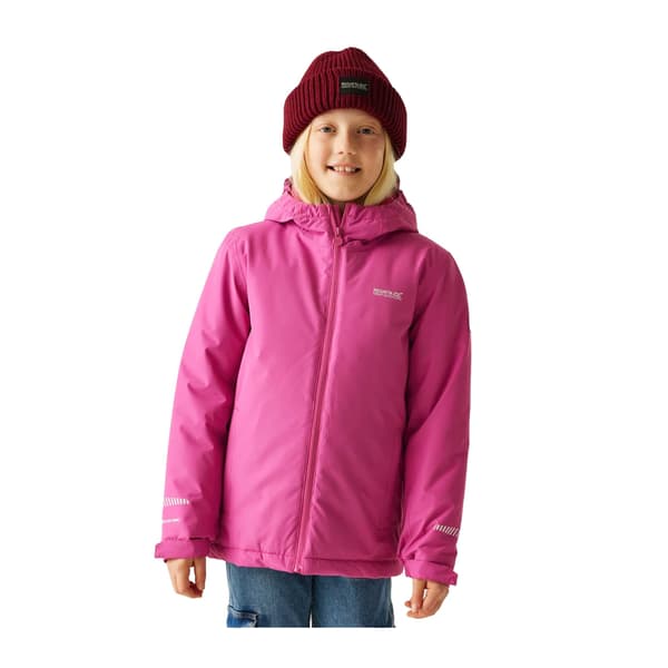 Regatta Barn/Kids Hurdle Isolerad Vattentät Jacka 6-7 År Raspberry Rose 6-7 Years