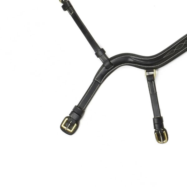 Whitaker Läder Häst Kombinationsnosgrimma Cob Svart Black Cob