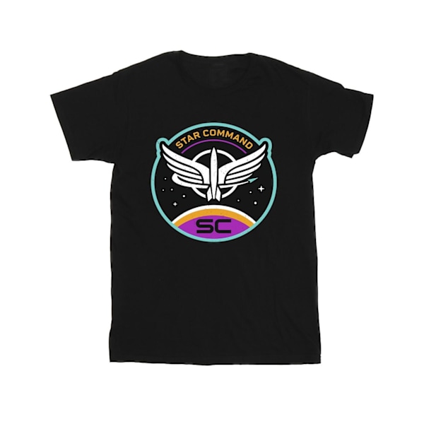 Disney Lightyear Star Command Circle T-shirt för män, 4XL, svart Black 4XL