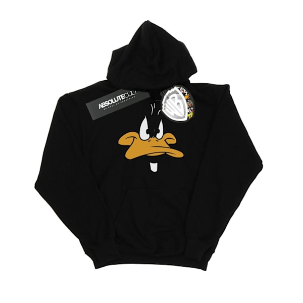 Looney Tunes Dam/Dam Daffy Duck Stor Ansikte Hoodie XXL Svart Black XXL