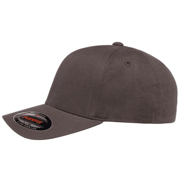 Flexfit By Yupoong Borstad Twill Cap L/XL Grå Grey L/XL