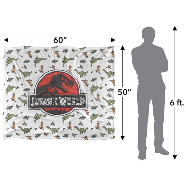 Jurassic World Skiss Filt One Size Vit White One Size