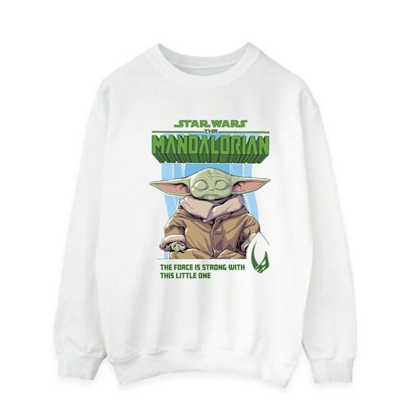 Star Wars The Mandalorian The Force Is Strong Sweatshirt 3 för män White 3XL
