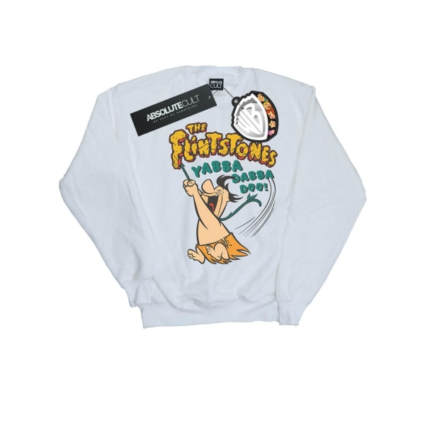 The Flintstones Herr Fred Yabba Dabba Doo Sweatshirt 3XL Vit White 3XL