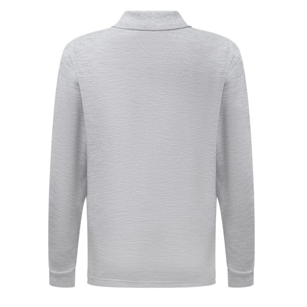 Fruit Of The Loom Barn/Barn Longärmad Pique Poloskjorta 3 Heather Grey 3-4 Years